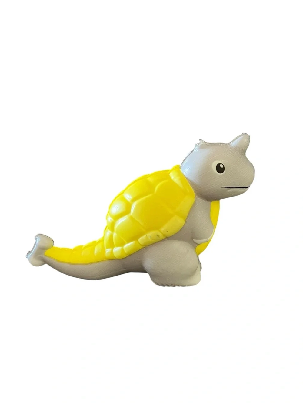 Gray Yellow Dinosaur Stegosaurus Squishy Toy Trending Best Seller Stress Relief